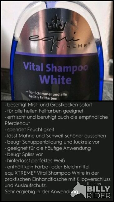 Vital Shampoo White, Equi extreme  Vital Shampoo white, Anin, Care Products, Gnarrenburg, Image 3