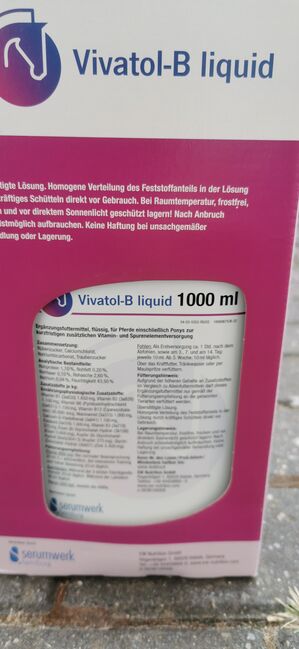 Vivatol-B Liquid => Unterstützung im Fellwechsel, Nicole, Pasza i suplementy dla koni, WEDEMARK