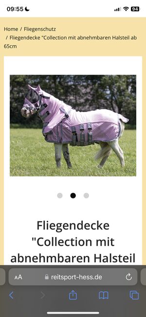 Fliegendecke Ekzemerdecke QHP Shetty Shetland, QHP, Christina, Horse Blankets, Sheets & Coolers, Breitenberg, Image 4