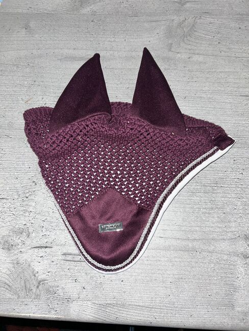 Fliegenhaube pony, Equestrian Stockholm Purple white edge, Christin, Fly & Insect Control, Gardelegen