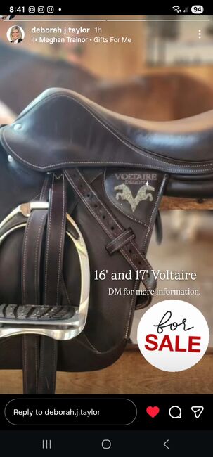 Voltaire Saddle, Voltaire Palm , Deborah Taylor, Siodła skokowe, Mississauga