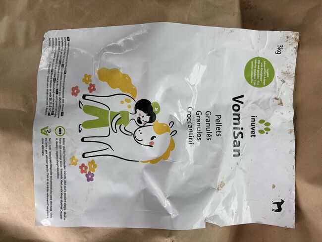 Vomisan Pellets 3kg, Inuvet  Vomisan Pellets 3kg, Simona R., Pferdefutter, Neuburg am Inn