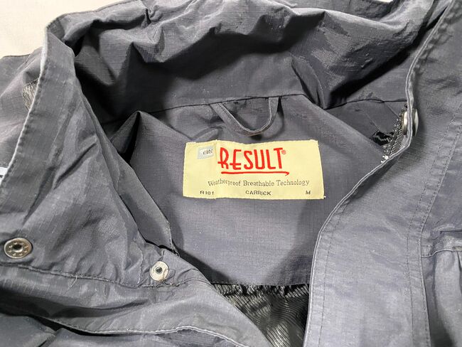 REITJACKE Damen (M/38) winddicht-wasserdicht grau/dunkelgrau, Result, Wolfganc Vögele, Riding Jackets, Coats & Vests, Langenargen, Image 4