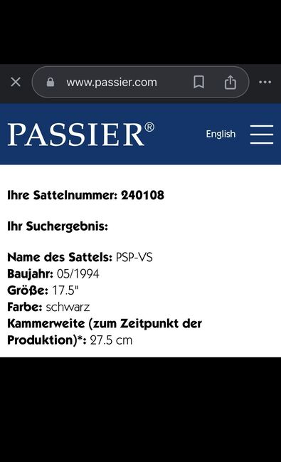 Vs Sattel Passier, Passier , Lilijana Angelie Mirkovic‘ , All Purpose Saddle, Hannover, Image 10