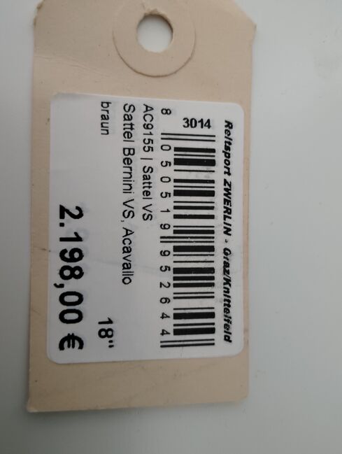 VS Sattel, ACAVALLO  Sattel Bernini VS, Hofer Ramona , All Purpose Saddle, Premstätten , Image 6
