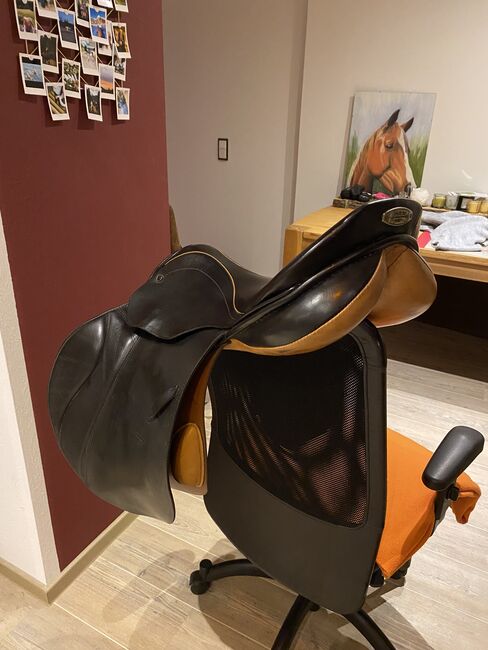 VS Sattel schwarz braun, Stübben  Vielseitigkeitssattel , Lea Beyer-Brenz, All Purpose Saddle, Suhl , Image 2