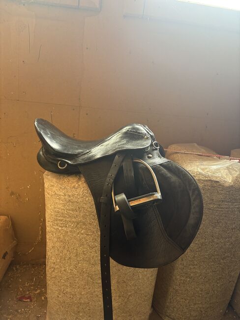 VS Sattel für Shetty Pony Mini Tinker breit kurz, Larissa , Springsattel, Karlsruhe , Abbildung 2