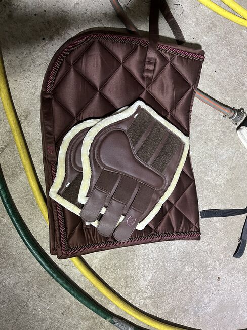 VS SET WB braun, Franziska Richter, Dressage Pads, Weissenborn