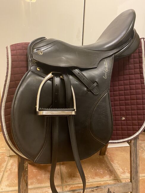 VS/Springsattel Kieffer Ludger Beerbaum 17“ mittlere Kammer Sattel, Kieffer  Ludger Beerbaum , marschu , Siodła wszechstronne, Garz/Rügen