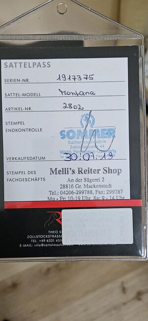 VS/Vielseitigkeits Sattel - Sommer Remos Modell Montana 17,5,  Sommer/Remos Montana, Mareen Blankenburg , All Purpose Saddle, Wedel, Image 23