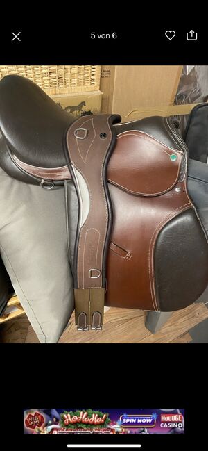 VS Sattel 17,5 Zoll + Sattelgurt 115cm, Spanaldi , Chantal , All Purpose Saddle, Maitenbeth 