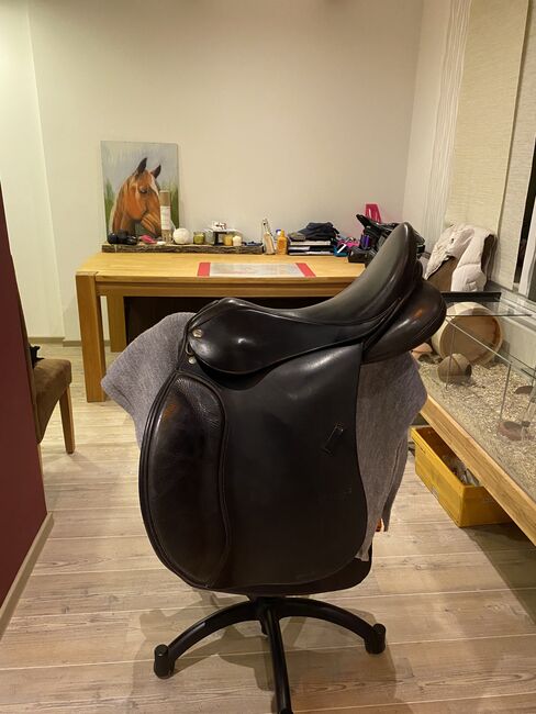 VS Sattel schwarz, Sommer  Vielseitigkeitssattel , Lea Beyer-Brenz, All Purpose Saddle, Suhl , Image 2