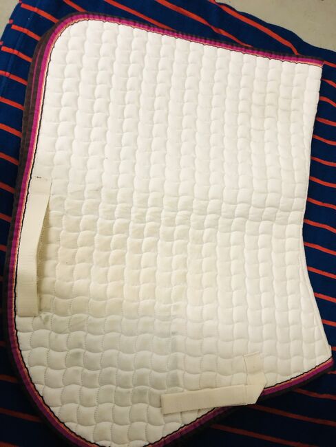 VS Schabracke Eskadron in weiss, Eskadron Cotton, Julia, Dressage Pads, Regensburg, Image 4