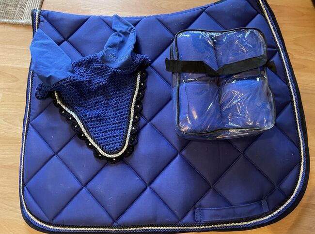 Wagner-Germany Dressur Schabrackenset – Royalblau - Blau, Wagner-Germany, Kelly Daum , Dressage Pads, Freudenstadt