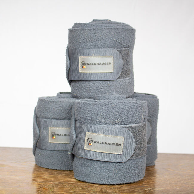 Waldhausen Fleece-Bandagen “Basic” grau Pony, Waldhausen Basic, myMILLA (myMILLA | Jonas Schnettler), Horse Bandages & Wraps, Pulheim