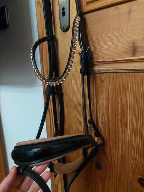 Waldhausen Zaumzeug rosegold Lack WB, Waldhausen , Sabine Panis, Bridles & Headstalls, Wiener Neustadt 