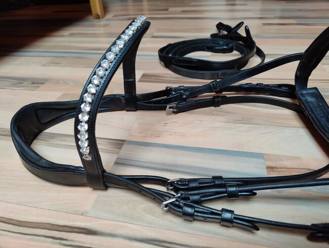 Waldhausen Trense Englisch kombiniert mit Strass - Full, Waldhausen, Carina, Bridles & Headstalls, Wolnzach, Image 6