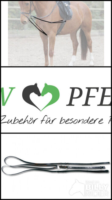 Waldhausen Star Dreieckszügel einteilig X-LINE schwarz UVP 39,95€, WOW Pferd  (WOW Pferd), Pomocnicze wodze, Bayern - Attenkirchen, Image 4
