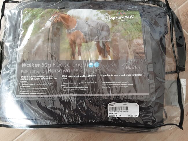 Walker Decke  , Größe 125 cm, Horseware Walker 50g Fleece Lined, Maleska Susen , Pferdedecken, Arnstein, Abbildung 2