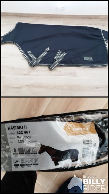 Walker Decke  ,Kasimo ll , 0 gr , Größe 125 cm, Thermo Master  Kasino ll , 0 g , Maleska Susen , Pferdedecken, Arnstein, Abbildung 3