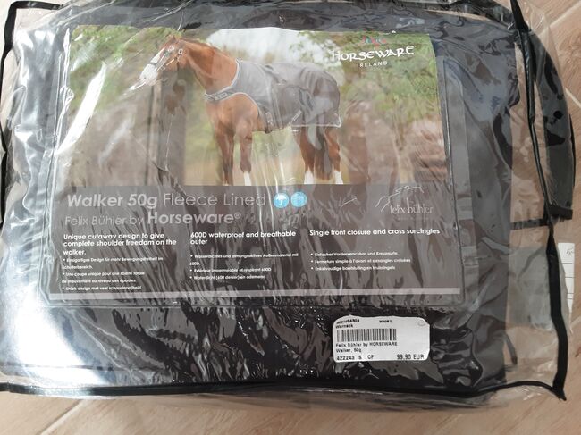 Walker Decke  , Größe 125 cm, Horseware Walker 50g Fleece Lined, Maleska Susen , Horse Blankets, Sheets & Coolers, Arnstein, Image 2