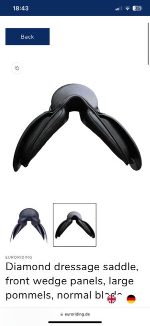 Wanted; Euroriding Diamant, Euroriding Diamant, Roos, Dressage Saddle, Deventer