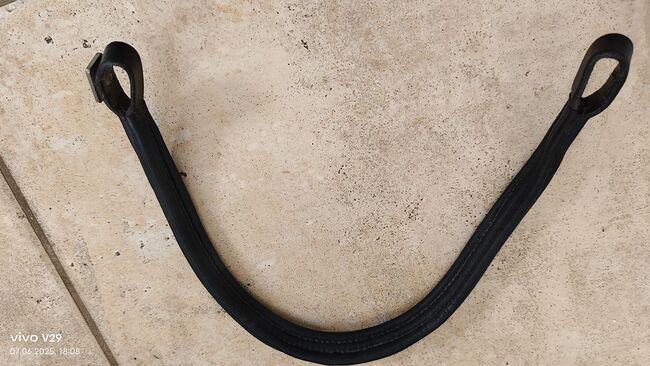 WB Stirnriemen Leder schwarz mit Glitzer, Claridge House Mix & Match Pro, Katja Presch, Browbands, Sankt Koloman, Image 3