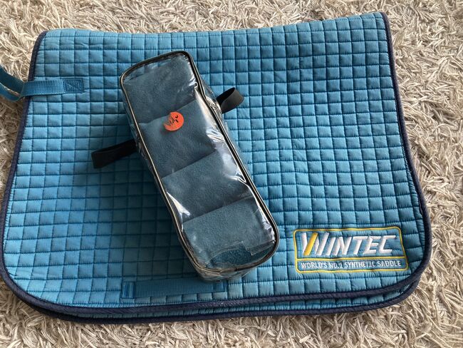 WB Wintec Schabracke Petrol, Wintec, Nina, Dressage Pads, Dortmund , Image 2