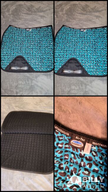 Weatherbeeta DR Schabracke Leo Türkis, Weatherbeeta  Prime Leopard, Andrea J., Dressage Pads, Borgentreich, Image 5