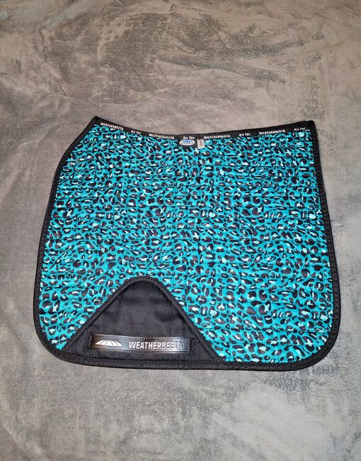 Weatherbeeta DR Schabracke Leo Türkis, Weatherbeeta  Prime Leopard, Andrea J., Dressage Pads, Borgentreich, Image 2