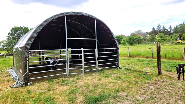 Weidezelt 6x6 m GSCT2020 Premium – 900 g/m² PVC | Robuster Unterstand für Pferde, Schafe, Ziegen, Karol, Weidezelte & Unterstände, Wrocław