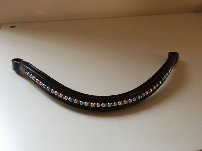 Stirnriemen mit Swarovski Steinen (dunkelbraun), Lena, Browbands, Hamburg, Image 4