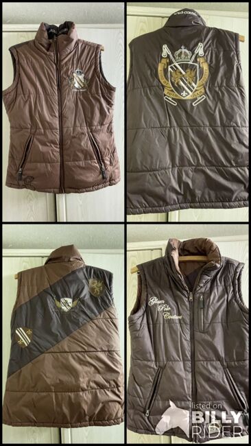 Weste, dunkelbraun, HV Polo, Gina, Riding Jackets, Coats & Vests, Bottrop, Image 7