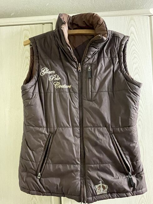 Weste, dunkelbraun, HV Polo, Gina, Riding Jackets, Coats & Vests, Bottrop, Image 6