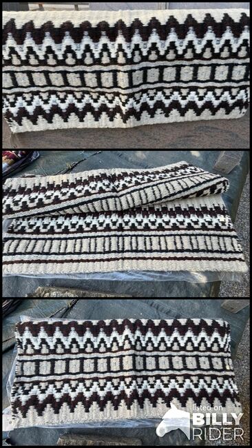 Western Blanket Sparkling in beige mit silbernem Glitzergarn, Loesdau Blanket Sparkling, Myriam, Western Pads, Heilbronn, Image 4