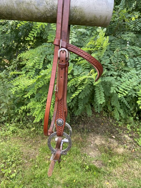 Western Zaumzeug mit Wassertrense von Qualcraft, Sandra  Kusiek , Bridles & Headstalls, Dachau, Image 6