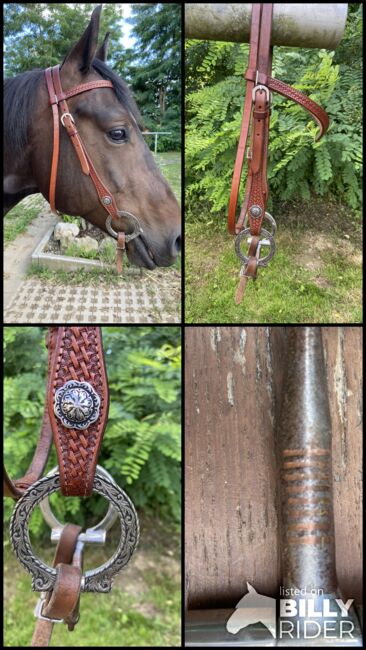 Western Zaumzeug mit Wassertrense von Qualcraft, Sandra  Kusiek , Bridles & Headstalls, Dachau, Image 9