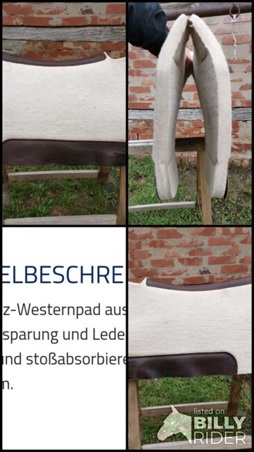 Western Filzpad / Westernpad, Stonedeek  Milo, Doro , Westernpads, Zirndorf, Abbildung 8