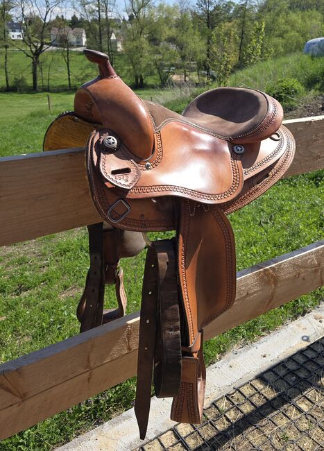 Western Imports Roudskirt Western Sattel Reining Westernsattel, Western Imports  Roudskirt , Nicole Baumgärtel , Western Saddle, Ronneburg , Image 15