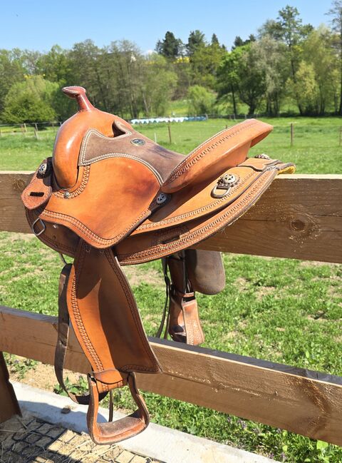 Western Imports Roudskirt Western Sattel Reining Westernsattel, Western Imports  Roudskirt , Nicole Baumgärtel , Western Saddle, Ronneburg , Image 16