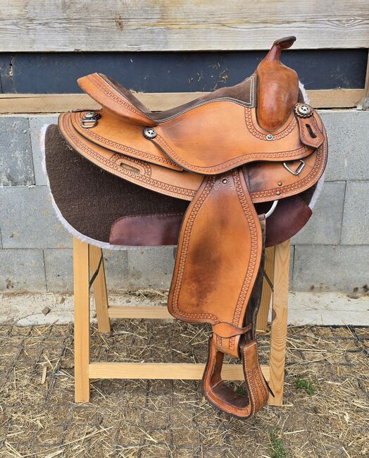 Western Imports Roudskirt Western Sattel Reining Westernsattel Pad, Western Imports  Roudskirt , Nicole Baumgärtel , Westernsattel, Ronneburg 
