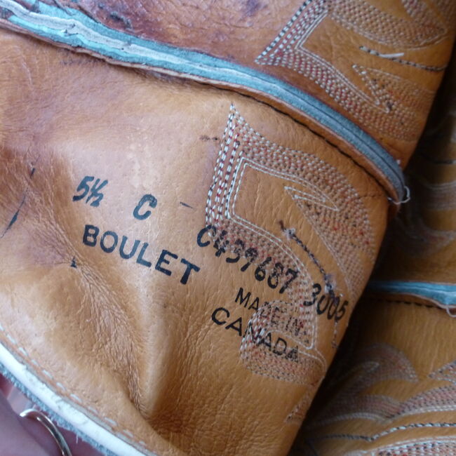 Westernboots von "BOULET"  Gr. 36/37, BOULET Westernboots Westernstiefel, E. Binder, Riding Boots, Waldkirchen, Image 3