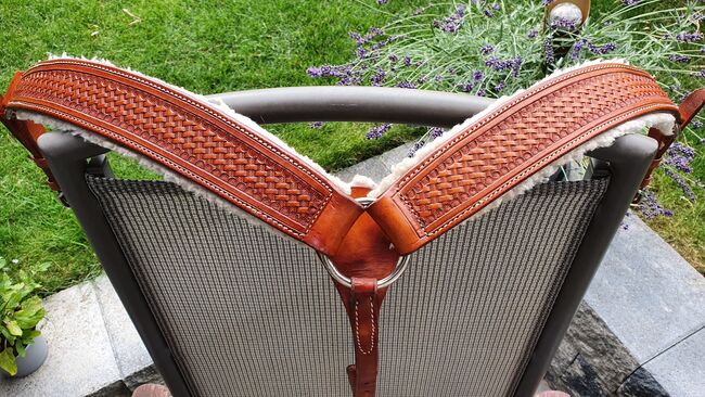 Western Leder Vorderzeug / Top / gereinigt & gefettet /, Pitri, Saddle Accessories, Nürtingen