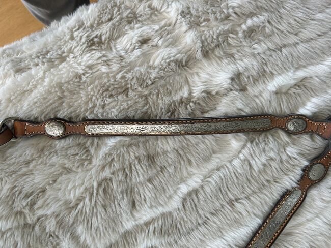 Western Riding Brustgeschirr mit Silber, Pia Eichholzer, Saddle Accessories, Horriwil, Image 4