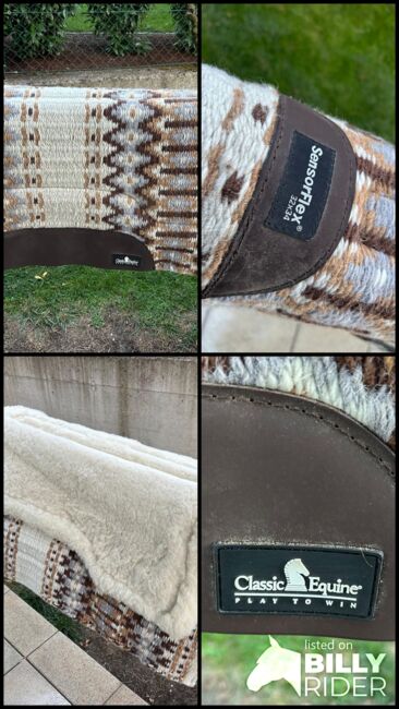 Westernpad Classic Equine Sensorflex, Classic Equine Sensorflex Wool Top Pad , Brigitte, Western Pads, Viktring, Image 5