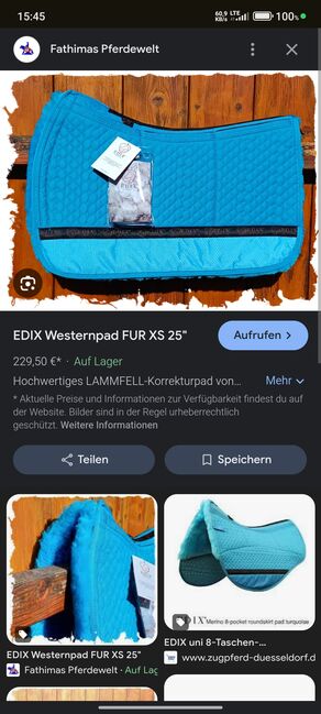 Westernpad mit 8 Taschen, Edix  Uni-pocket Marino, F.R, Western Pads, Brandenburg, Image 7