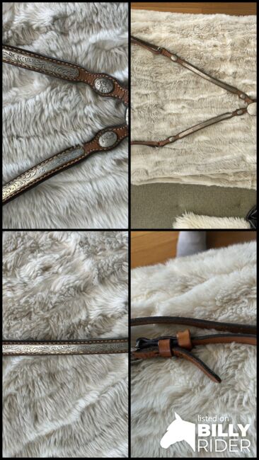 Western Riding Brustgeschirr mit Silber, Pia Eichholzer, Saddle Accessories, Horriwil, Image 5