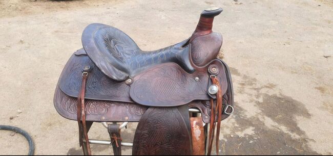 Westernsattel 16" EAMORS Orig. USA, EAMORS, Mandy Wasmund, Western Saddle, Mellenthin, Image 4