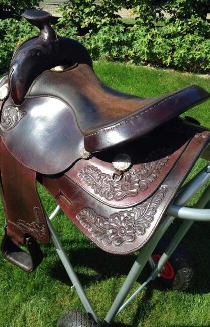 Westernsattel 16" mit Trense, Pad, Gurt, Laura, Western Saddle, Bohmte