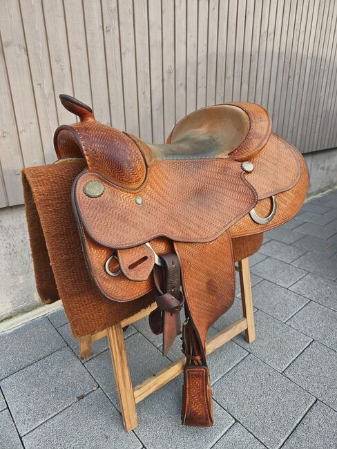 Westernsattel, Blue Ribbon  Imperial, Allround , Monica Hinteregger , Western Saddle, Eich, Image 2